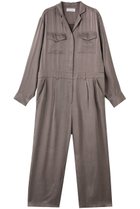 【ガリャルダガランテ/GALLARDAGALANTE】のオープンカラージャンプスーツ グレージュ|ID: prp329100004914569 ipo3291000000036832651