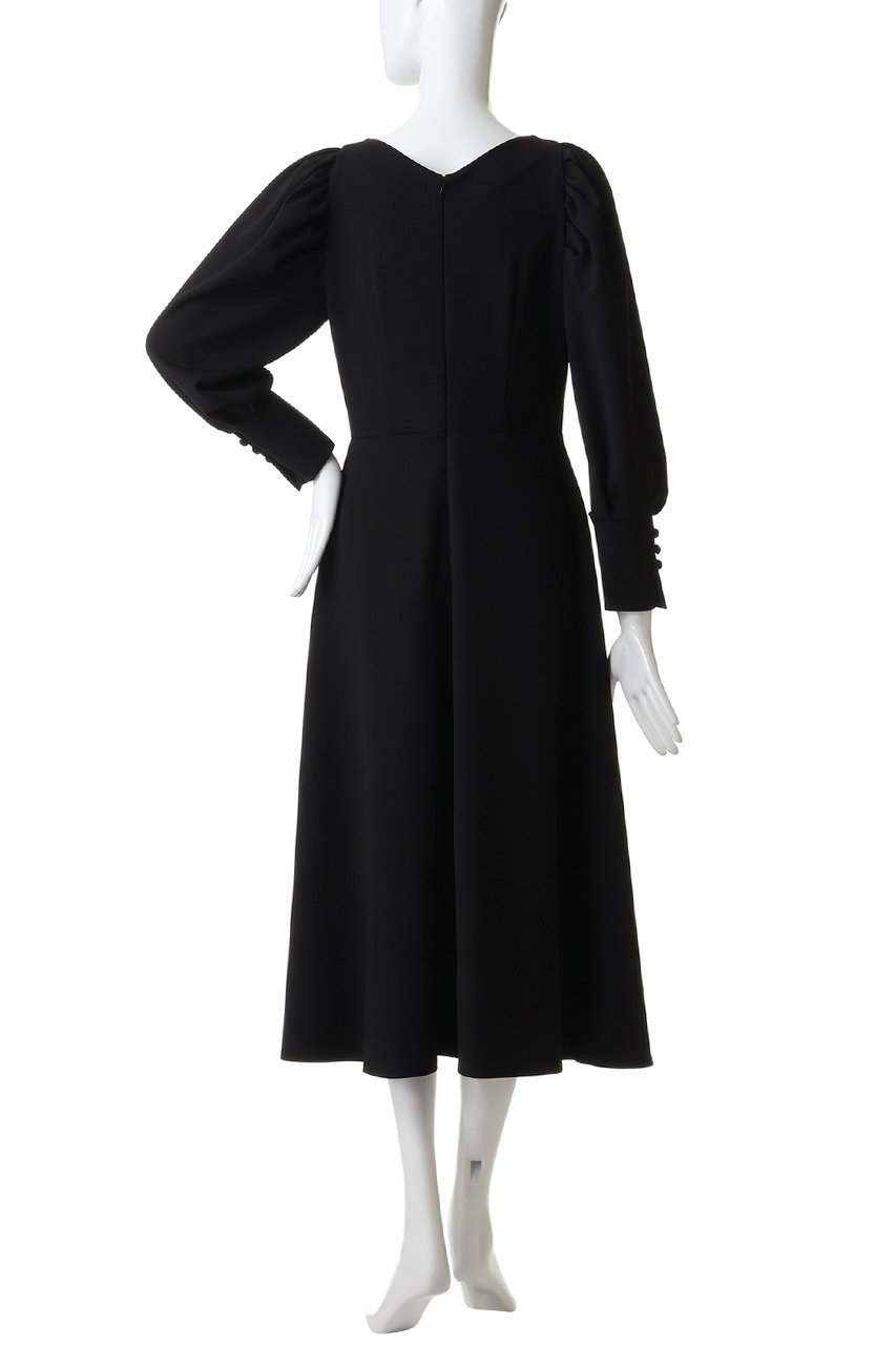 【ランバン オン ブルー/LANVIN en Bleu】のカットジョーゼットフレアワンピース 人気、トレンドファッション・服の通販 founy(ファニー) ファッション Fashion レディースファッション Fashion for Women ワンピース Dresses チュニック Tunic Tops & Dresses アクセサリー Fashion Accessories エレガント 上品 Elegant ジョーゼット Georgette, Semi-Sheer Fabric スリーブ Sleeve, Long Sleeve / Short Sleeve チュニック Tunic, Long Top フレア Flare, Flared ロング Long, Long-Length other-4|ID: prp329100004914692 ipo3291000000036834050