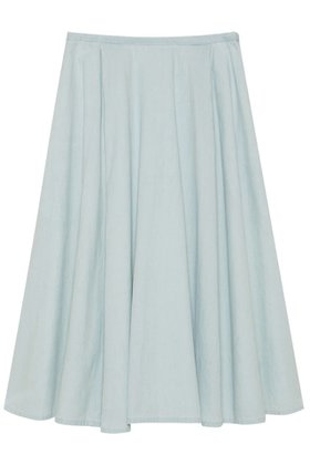 【マディソンブルー/MADISONBLUE】のPUFF KNEE LENGTH SK CHAMBRAY(VW) シャンブレースカート 人気、トレンドファッション・服の通販 founy(ファニー) ファッション Fashion レディースファッション Fashion for Women スカート Skirts アシンメトリー Asymmetrical Style ギャザー Gathered, Ruffled シャンブレー Chambray, Denim-Like Fabric フレア Flare, Flared 新作・新入荷 New Arrivals / New In |ID:prp329100004914707