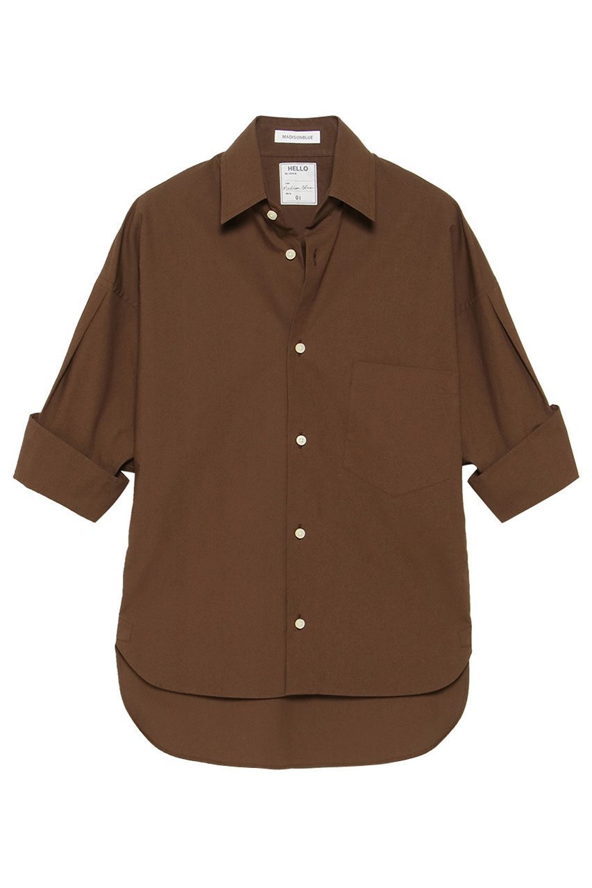 【マディソンブルー/MADISONBLUE】のJ.BRADLEY PUFF SLEEVE SH TYPEWRITER タイプライターパフスリーブシャツ 人気、トレンドファッション・服の通販 founy(ファニー) 　ファッション　Fashion　レディースファッション　Fashion for Women　トップス・カットソー　Cut & Sew Tops　シャツ・ブラウス・オフィスカジュアル　Elegant Blouses & Button-Ups　シェイプ　Shape, Slim Fit　ショルダー　Shoulder, Shoulder Strap　ショート　Short, Short Length　スリーブ　Sleeve, Long Sleeve / Short Sleeve　タイプライター　Typewriter Fabric, Crisp Cotton　ドロップ　Drop Shoulder, Dropped Style　 other-1|ID: prp329100004914710 ipo3291000000036834229