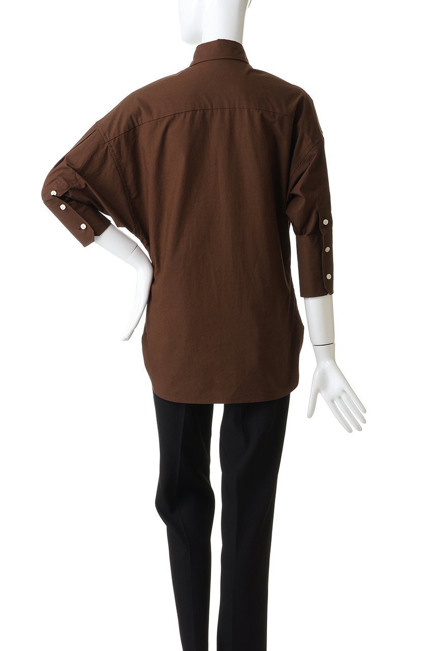 【マディソンブルー/MADISONBLUE】のJ.BRADLEY PUFF SLEEVE SH TYPEWRITER タイプライターパフスリーブシャツ 人気、トレンドファッション・服の通販 founy(ファニー) 　ファッション　Fashion　レディースファッション　Fashion for Women　トップス・カットソー　Cut & Sew Tops　シャツ・ブラウス・オフィスカジュアル　Elegant Blouses & Button-Ups　シェイプ　Shape, Slim Fit　ショルダー　Shoulder, Shoulder Strap　ショート　Short, Short Length　スリーブ　Sleeve, Long Sleeve / Short Sleeve　タイプライター　Typewriter Fabric, Crisp Cotton　ドロップ　Drop Shoulder, Dropped Style　other-4|ID: prp329100004914710 ipo3291000000036834237