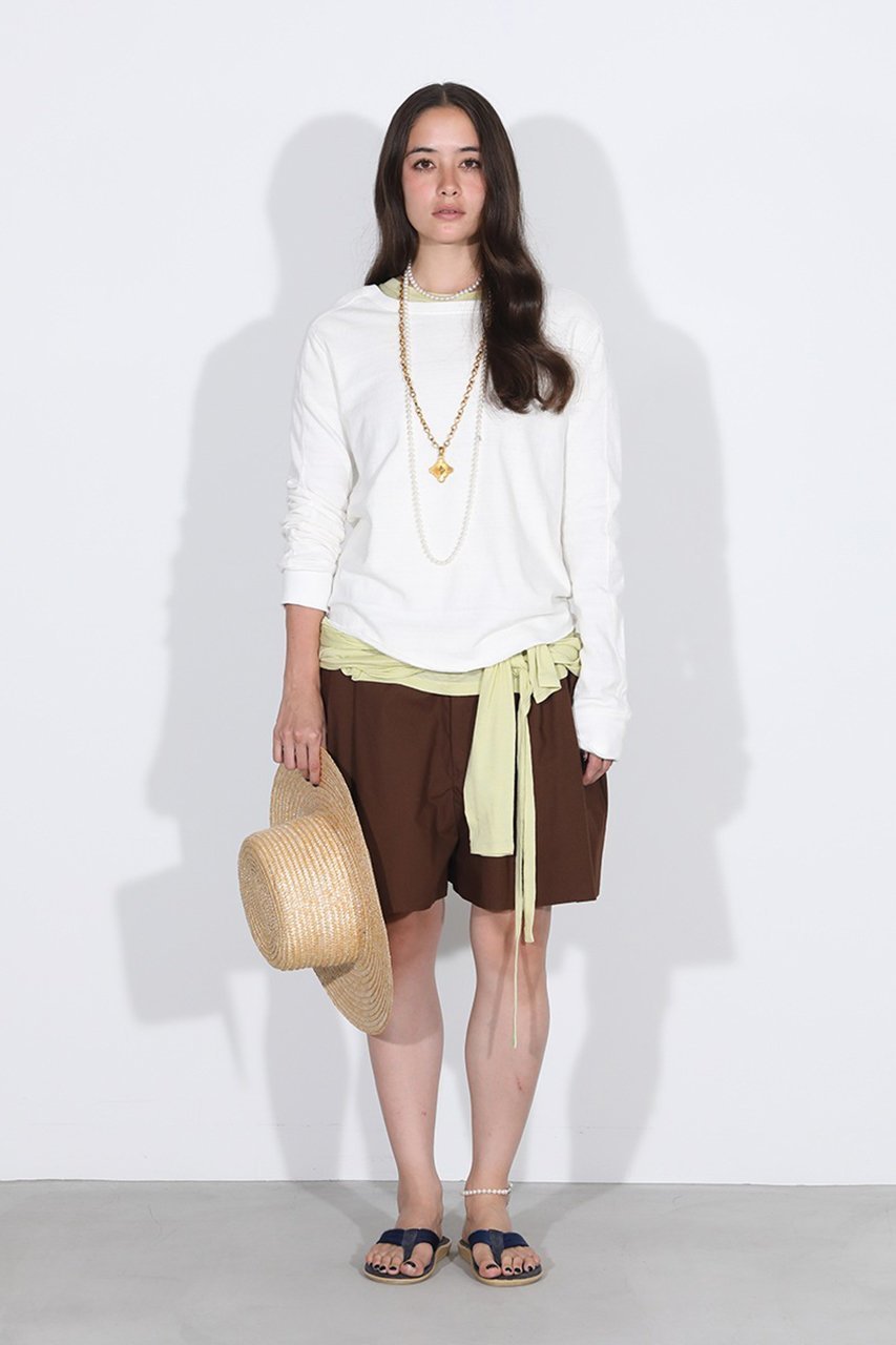 【マディソンブルー/MADISONBLUE】のVOLUME GATHER SHORTS TYPEWRITER タイプライターボリュームギャザーショートパンツ 人気、トレンドファッション・服の通販 founy(ファニー) 　ファッション　Fashion　レディースファッション　Fashion for Women　パンツ　Pants & Trousers　ショートパンツ・ハーフパンツ　High-Waisted & Relaxed Shorts　2025年　2025　2025春夏・S/S　Spring/Summer 2025 SS25　キュロット　Culottes, Wide Shorts　ギャザー　Gathered, Ruffled　ショーツ　Shorts, Short Pants　ショート　Short, Short Length　タイプライター　Typewriter Fabric, Crisp Cotton　ポケット　Pocket, Pocket Detail　再入荷　Restock / Back in Stock　other-7|ID: prp329100004914713 ipo3291000000036834271