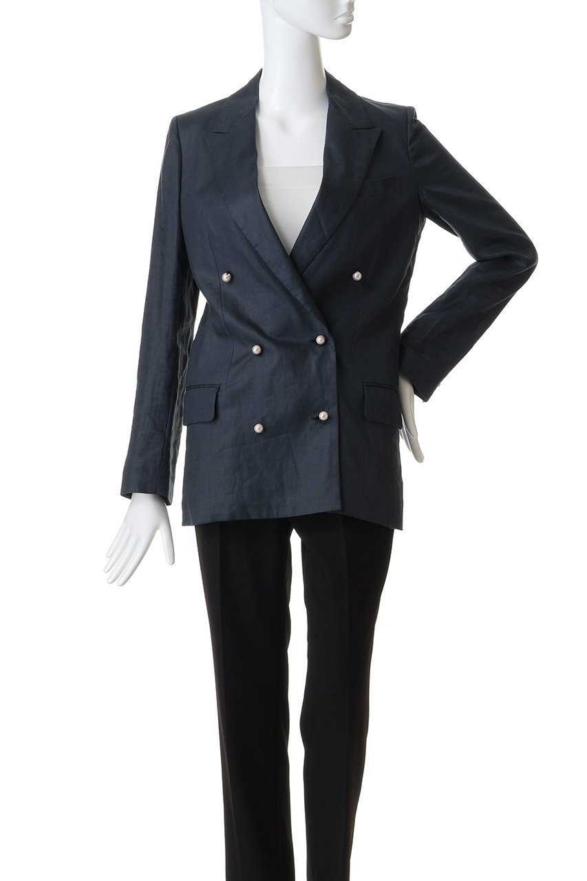 【マディソンブルー/MADISONBLUE】のUNLINED BLEECKER W6B BLAZER LINEN リネンW6Bブレザー 人気、トレンドファッション・服の通販 founy(ファニー) ファッション Fashion レディースファッション Fashion for Women アウター Coat / Outerwear Collection レディースジャケット・軽アウター Jackets ジャケット Jacket, Outerwear リネン Linen, Linen Fabric リラックス Relax, Relaxed Fit 再入荷 Restock / Back in Stock other-2|ID: prp329100004914717 ipo3291000000036834296