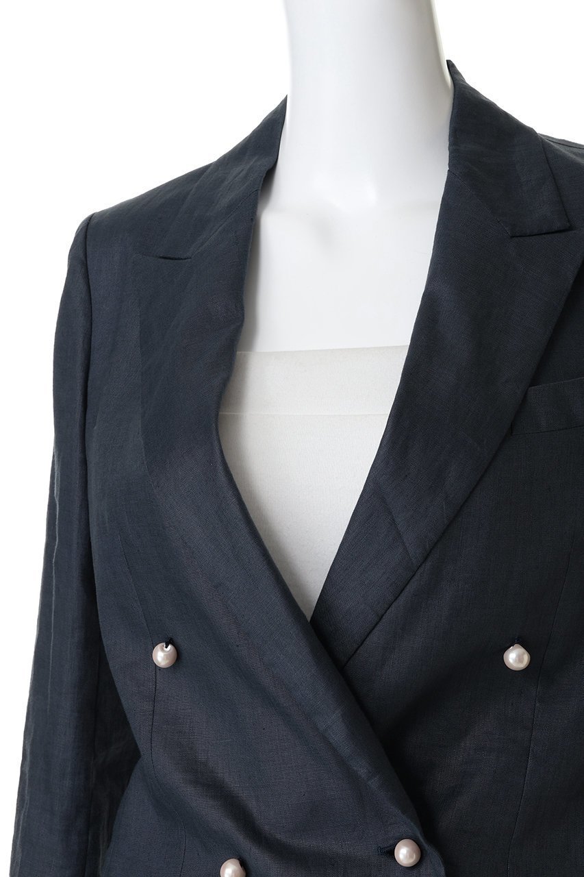 【マディソンブルー/MADISONBLUE】のUNLINED BLEECKER W6B BLAZER LINEN リネンW6Bブレザー 人気、トレンドファッション・服の通販 founy(ファニー) ファッション Fashion レディースファッション Fashion for Women アウター Coat / Outerwear Collection レディースジャケット・軽アウター Jackets ジャケット Jacket, Outerwear リネン Linen, Linen Fabric リラックス Relax, Relaxed Fit 再入荷 Restock / Back in Stock other-5|ID: prp329100004914717 ipo3291000000036834302