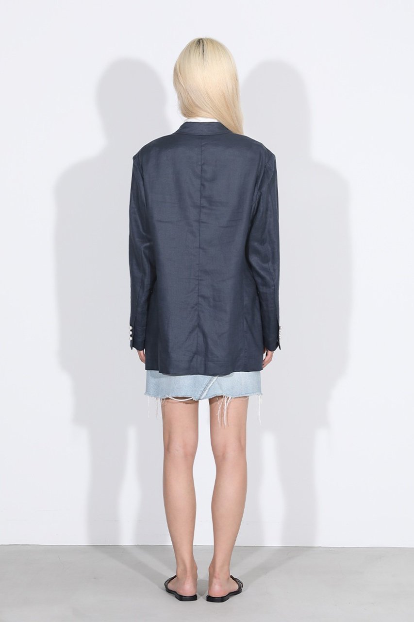 【マディソンブルー/MADISONBLUE】のUNLINED BLEECKER W6B BLAZER LINEN リネンW6Bブレザー 人気、トレンドファッション・服の通販 founy(ファニー) ファッション Fashion レディースファッション Fashion for Women アウター Coat / Outerwear Collection レディースジャケット・軽アウター Jackets ジャケット Jacket, Outerwear リネン Linen, Linen Fabric リラックス Relax, Relaxed Fit 再入荷 Restock / Back in Stock other-8|ID: prp329100004914717 ipo3291000000036834308