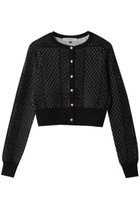 【コルコバード/CORCOVADO】のレーシージャカードカーディガン 人気、トレンドファッション・服の通販 founy(ファニー) ファッション Fashion レディースファッション Fashion for Women トップス・カットソー Cut & Sew Tops カーディガン・羽織り Layered Style Cardigans シャツ・ブラウス・オフィスカジュアル Elegant Blouses & Button-Ups ロングTシャツ・Tシャツ Longline T-Shirts & Tees カットソー・ベーシックTシャツ Cut-and-Sewn Tops / Stretch Tees & Basics おすすめ Recommended / Our Picks カーディガン Cardigan, Knitwear コンパクト Compact, Small Size ショート Short, Short Length ジャカード/ジャガード Jacquard, Woven Pattern リュクス Luxury, Elegant, High-End, Chic レーシー Lacy, Lace-Like thumbnail ブラック|ID: prp329100004914722 ipo3291000000036834332