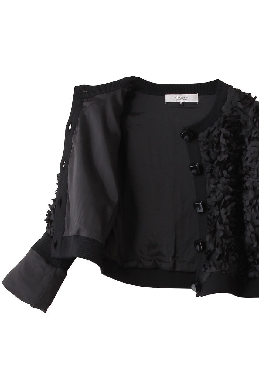 【コルコバード/CORCOVADO】のヴィオラジャケット 人気、トレンドファッション・服の通販 founy(ファニー) 　ファッション　Fashion　レディースファッション　Fashion for Women　アウター　Coat / Outerwear Collection　レディースジャケット・軽アウター　Jackets　コンパクト　Compact, Small Size　ショート　Short, Short Length　ジャケット　Jacket, Outerwear　フラワー　Flower, Floral　モチーフ　Motif, Design Theme　other-6|ID: prp329100004914731 ipo3291000000036834402