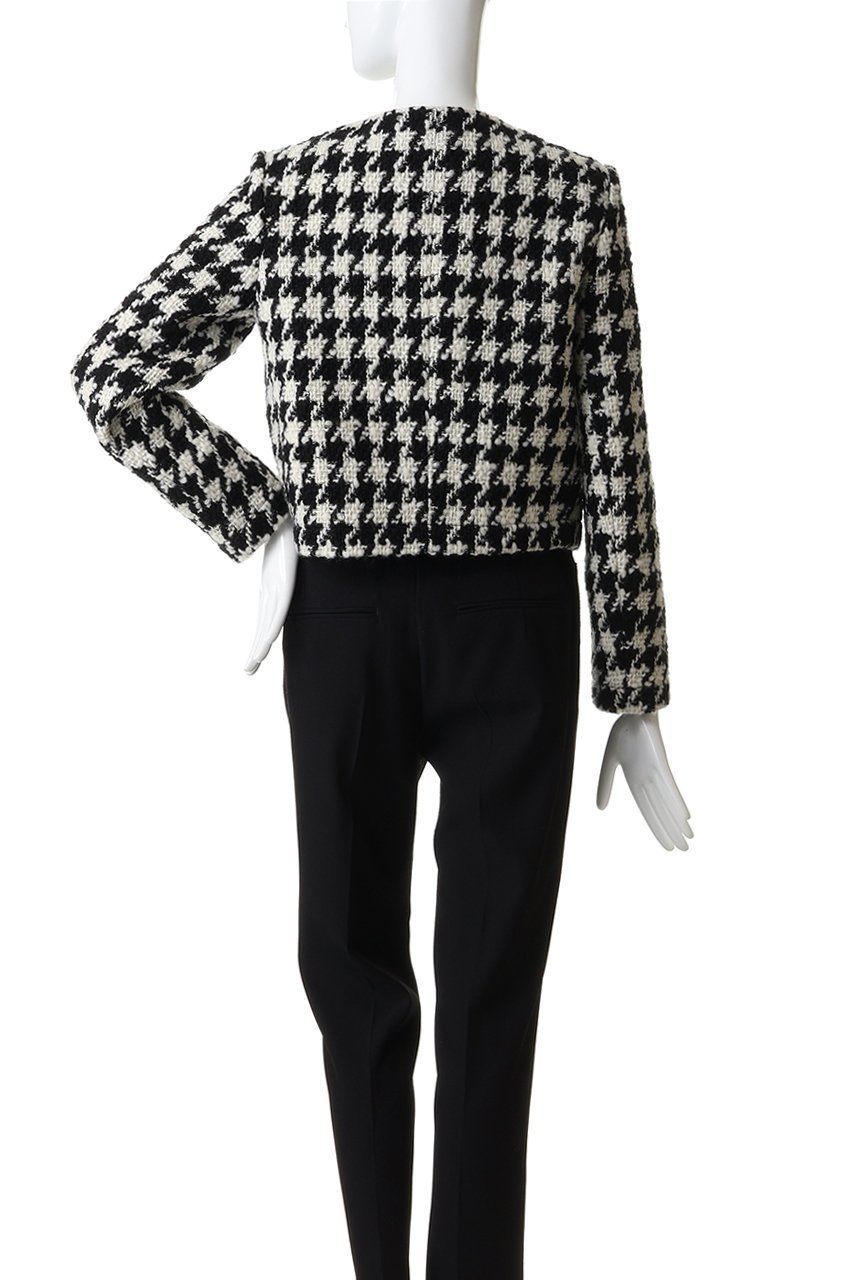 【ジェイドット/j.】の千鳥ツイード ノーカラージャケット 人気、トレンドファッション・服の通販 founy(ファニー) ファッション Fashion レディースファッション Fashion for Women アウター Coat / Outerwear Collection レディースジャケット・軽アウター Jackets ノーカラージャケット / シンプル上品コーデ Collarless Jackets エレガント 上品 Elegant ジャケット Jacket, Outerwear ツイード Twill, Twill Weave フォルム Silhouette, Form モダン Modern, Contemporary other-4|ID: prp329100004914751 ipo3291000000036834606