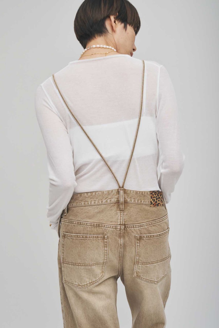 【ウィムガゼット/Whim Gazette】のカラーデニムオールイン 人気、トレンドファッション・服の通販 founy(ファニー) ファッション Fashion レディースファッション Fashion for Women パンツ Pants & Trousers インディゴ Indigo Denim ヴィンテージ Vintage Style ストレート Straight, Straight Cut ダメージ Distressed, Destroyed デニム Denim, Jeans Material ブリーチ Bleach, Washed Finish ユーズド Used, Vintage-Look other-5|ID: prp329100004914769 ipo3291000000036835238