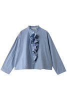 【ミディウミ/MidiUmi】のdungarees ruffle shirt シャツ 人気、トレンドファッション・服の通販 founy(ファニー) ファッション Fashion レディースファッション Fashion for Women トップス・カットソー Cut & Sew Tops シャツ・ブラウス・オフィスカジュアル Elegant Blouses & Button-Ups おすすめ Recommended / Our Picks ショート Short, Short Length スリーブ Sleeve, Long Sleeve / Short Sleeve ダンガリー Dungaree, Chambray デニム Denim, Jeans Material バランス Balance, Style Balance フロント Front, Front Design ミリタリー Military, Army Style ロング Long, Long-Length ワイド Wide, Wide Fit |ID:prp329100004914788