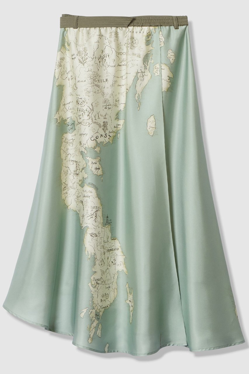 【アルアバイル/allureville】のマッププリントフレアラップスカート 人気、トレンドファッション・服の通販 founy(ファニー) 　ファッション　Fashion　レディースファッション　Fashion for Women　スカート　Skirts　ロングスカート　Long Skirts / Maxi & Midi Skirts　アシンメトリー　Asymmetrical Style　イタリア　Italy　ドレープ　Drape, Draping Fabric　フレア　Flare, Flared　プリント　Print, Printed Pattern　ラップ　Wrap, Wrap Design　ロング　Long, Long-Length　エレガント 上品　Elegant　other-2|ID: prp329100004914814 ipo3291000000036835886