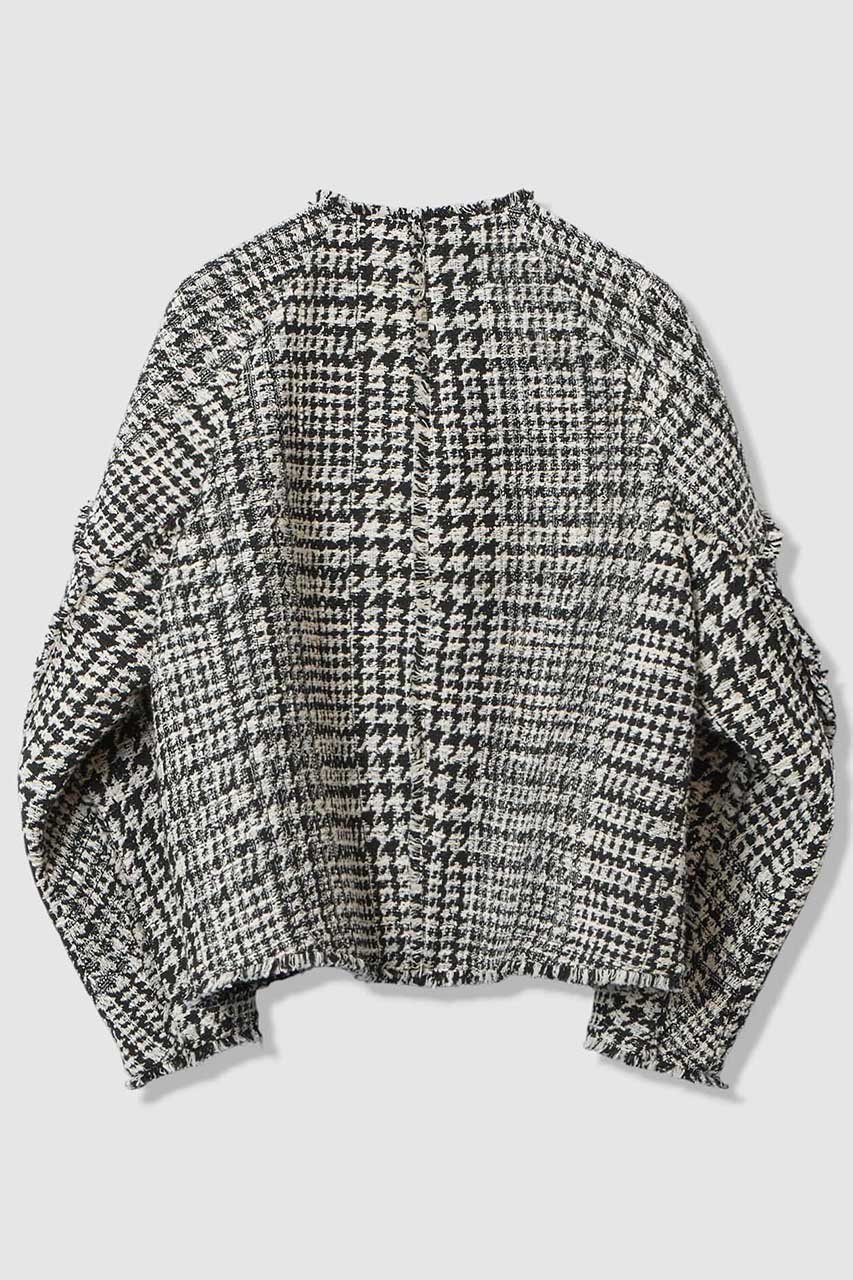 【アルアバイル/allureville】のハウンドトゥースブロッキングジャケット 人気、トレンドファッション・服の通販 founy(ファニー) ファッション Fashion レディースファッション Fashion for Women アウター Coat / Outerwear Collection レディースジャケット・軽アウター Jackets クラシック Classic, Timeless Style ジャケット Jacket, Outerwear ツイード Twill, Twill Weave ハウンドトゥース Houndstooth, Dogtooth Check モダン Modern, Contemporary other-2|ID: prp329100004914816 ipo3291000000036835918