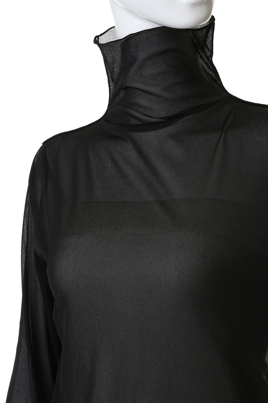 【デパリエ/DEPAREILLE】のシフォンハイネックブラウス 人気、トレンドファッション・服の通販 founy(ファニー) ファッション Fashion レディースファッション Fashion for Women トップス・カットソー Cut & Sew Tops シャツ・ブラウス・オフィスカジュアル Elegant Blouses & Button-Ups シンプル Simple, Minimal スリーブ Sleeve, Long Sleeve / Short Sleeve ハイネック High Neck, Mock Neck ロング Long, Long-Length エレガント 上品 Elegant other-5|ID: prp329100004914822 ipo3291000000036836017