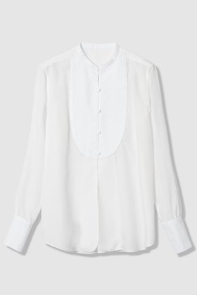 【アルアバイル/allureville】のボイルブザムシャツ 大人の最旬トレンドファッション＆コーディネート founy(ファウニー) ファッション Fashion レディースファッション Fashion for Women トップス・カットソー Cut & Sew Tops シャツ・ブラウス・オフィスカジュアル Elegant Blouses & Button-Ups なめらか Smooth, Silky Texture カフス Cuff Design シルク Silk, 100% Silk ジャケット Jacket, Outerwear スリーブ Sleeve, Long Sleeve / Short Sleeve ドッキング Docking, Mixed Material ドレス Dress, One-Piece パイピング Piping, Trim Design メンズ Men's, Menswear ロング Long, Long-Length エレガント 上品 Elegant |ID:prp329100004914826