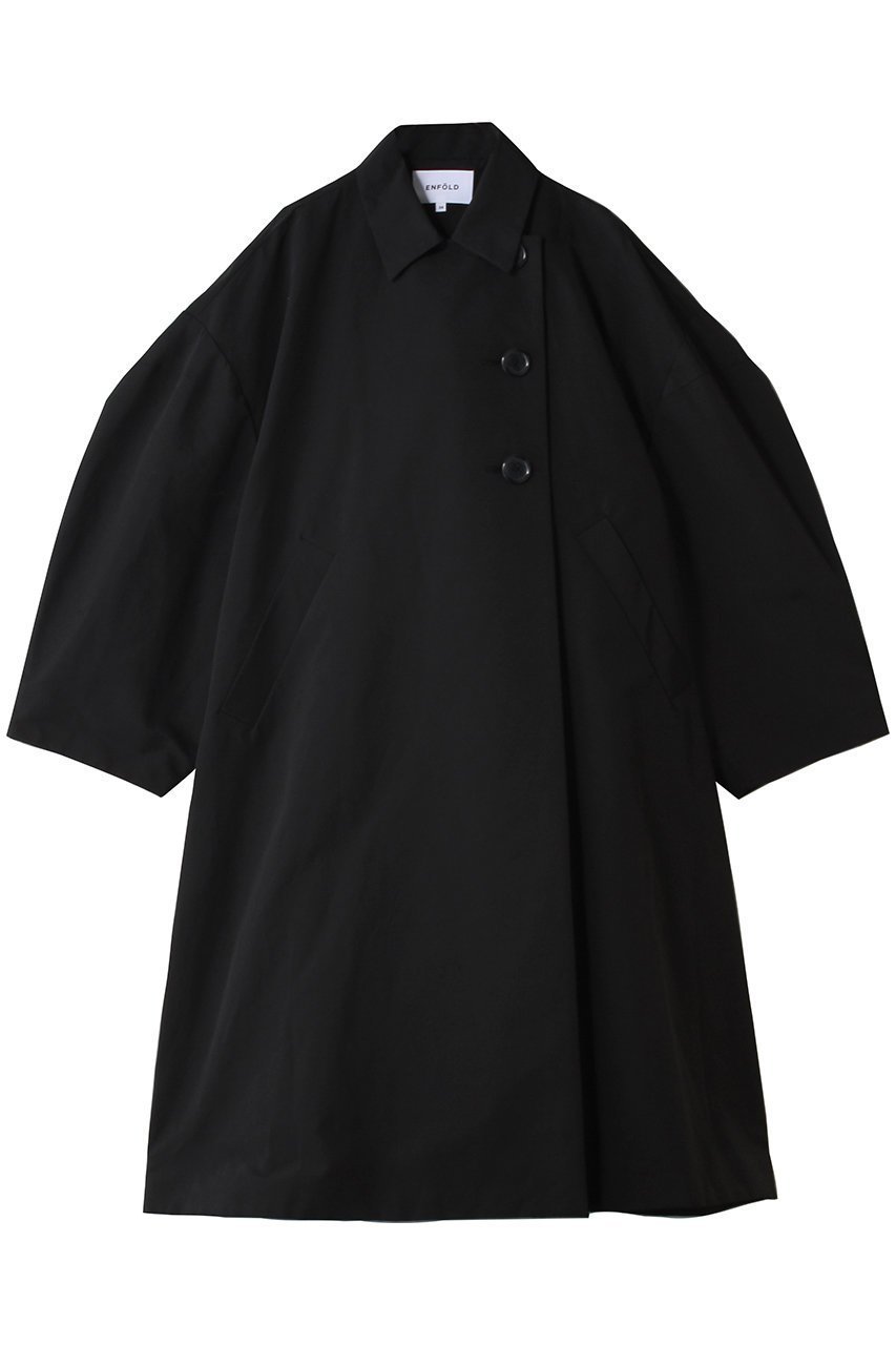 【エンフォルド/ENFOLD】のSOUTIEN-COLLAR FLARE COAT 人気、トレンドファッション・服の通販 founy(ファニー) 　ファッション　Fashion　レディースファッション　Fashion for Women　アウター　Coat / Outerwear Collection　コート・ロングコート・ピーコート　Long Coats, Peacoats & More　グログラン　Grosgrain, Grosgrain Ribbon　フレア　Flare, Flared　ロング　Long, Long-Length　 other-1|ID: prp329100004914856 ipo3291000000036836414