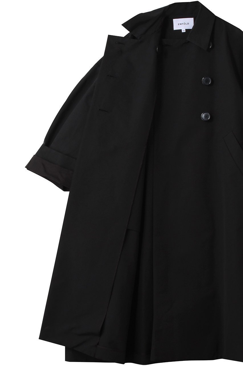 【エンフォルド/ENFOLD】のSOUTIEN-COLLAR FLARE COAT 人気、トレンドファッション・服の通販 founy(ファニー) 　ファッション　Fashion　レディースファッション　Fashion for Women　アウター　Coat / Outerwear Collection　コート・ロングコート・ピーコート　Long Coats, Peacoats & More　グログラン　Grosgrain, Grosgrain Ribbon　フレア　Flare, Flared　ロング　Long, Long-Length　other-6|ID: prp329100004914856 ipo3291000000036836425