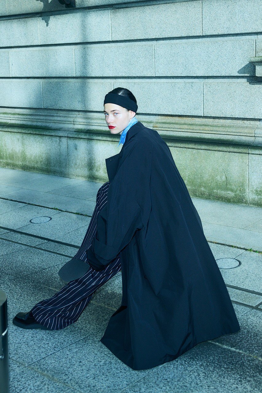 【エンフォルド/ENFOLD】のSOUTIEN-COLLAR FLARE COAT 人気、トレンドファッション・服の通販 founy(ファニー) 　ファッション　Fashion　レディースファッション　Fashion for Women　アウター　Coat / Outerwear Collection　コート・ロングコート・ピーコート　Long Coats, Peacoats & More　グログラン　Grosgrain, Grosgrain Ribbon　フレア　Flare, Flared　ロング　Long, Long-Length　other-8|ID: prp329100004914856 ipo3291000000036836429