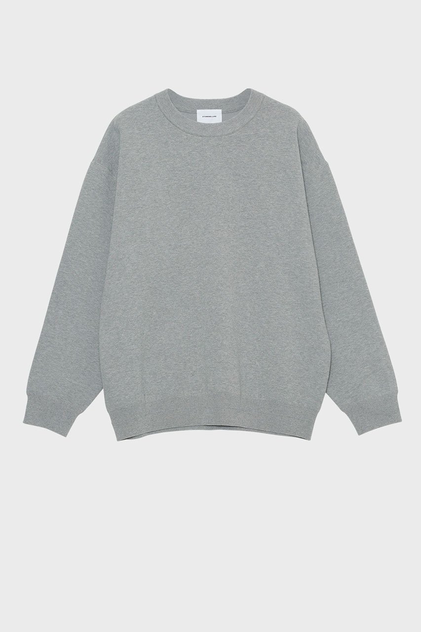 【スタニングルアー/STUNNING LURE】のコットンニットスウェットプルオーバー インテリア・キッズ・メンズ・レディースファッション・服の通販 founy(ファニー) ファッション Fashion レディースファッション Fashion for Women トップス・カットソー Cut & Sew Tops ニット Knit Tops & Sweaters シャツ・ブラウス・オフィスカジュアル Elegant Blouses & Button-Ups レディースパーカー・カジュアルフーディー Casual Hoodies & Sweatshirts ロングTシャツ・Tシャツ Longline T-Shirts & Tees カジュアルプルオーバー・ニットトップス Pullovers & Knit Tops / Casual Pullovers スウェット・クルーネックトップス Sweatshirts & Crewnecks / Relaxed Fit Sweat Tops カットソー・ベーシックTシャツ Cut-and-Sewn Tops / Stretch Tees & Basics スウェット / スエット Sweatshirt, Sweatwear タートル Turtleneck, Turtle Collar ダブル Double, Double-Breasted フェイス Face, Facial Design ボトム Bottoms, Lower Wear ミドル Middle Length, Mid Height エレガント 上品 Elegant ライトグレー|ID: prp329100004914862 ipo3291000000036836484