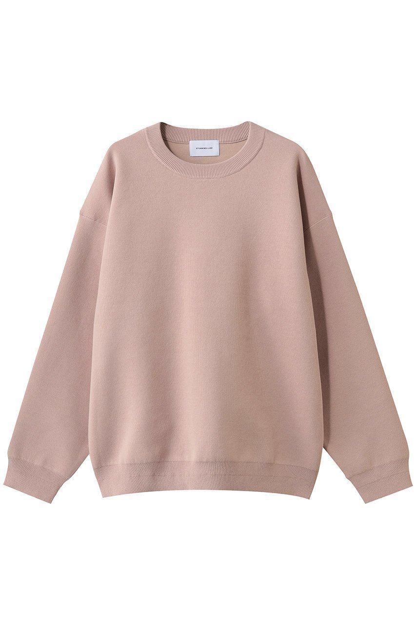【スタニングルアー/STUNNING LURE】のコットンニットスウェットプルオーバー インテリア・キッズ・メンズ・レディースファッション・服の通販 founy(ファニー) ファッション Fashion レディースファッション Fashion for Women トップス・カットソー Cut & Sew Tops ニット Knit Tops & Sweaters シャツ・ブラウス・オフィスカジュアル Elegant Blouses & Button-Ups レディースパーカー・カジュアルフーディー Casual Hoodies & Sweatshirts ロングTシャツ・Tシャツ Longline T-Shirts & Tees カジュアルプルオーバー・ニットトップス Pullovers & Knit Tops / Casual Pullovers スウェット・クルーネックトップス Sweatshirts & Crewnecks / Relaxed Fit Sweat Tops カットソー・ベーシックTシャツ Cut-and-Sewn Tops / Stretch Tees & Basics スウェット / スエット Sweatshirt, Sweatwear タートル Turtleneck, Turtle Collar ダブル Double, Double-Breasted フェイス Face, Facial Design ボトム Bottoms, Lower Wear ミドル Middle Length, Mid Height エレガント 上品 Elegant ライトピンク|ID: prp329100004914862 ipo3291000000036836486