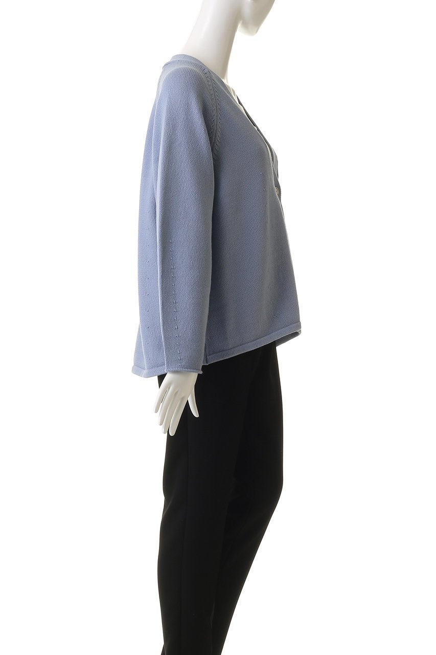 【エブール/ebure】のコットンナイロンミドルゲージニット Vネックカーディガン 人気、トレンドファッション・服の通販 founy(ファニー) ファッション Fashion レディースファッション Fashion for Women トップス・カットソー Cut & Sew Tops ニット Knit Tops & Sweaters カーディガン・羽織り Layered Style Cardigans Vネックトップス V-Neck Tops / V-Cut Neckline Shirts カーディガン Cardigan, Knitwear フレア Flare, Flared other-3|ID: prp329100004914893 ipo3291000000036836748