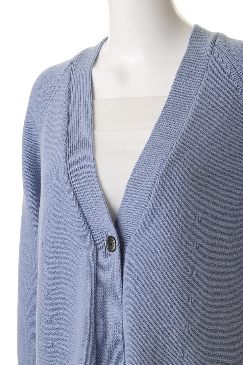 【エブール/ebure】のコットンナイロンミドルゲージニット Vネックカーディガン 人気、トレンドファッション・服の通販 founy(ファニー) ファッション Fashion レディースファッション Fashion for Women トップス・カットソー Cut & Sew Tops ニット Knit Tops & Sweaters カーディガン・羽織り Layered Style Cardigans Vネックトップス V-Neck Tops / V-Cut Neckline Shirts カーディガン Cardigan, Knitwear フレア Flare, Flared other-5|ID: prp329100004914893 ipo3291000000036836752