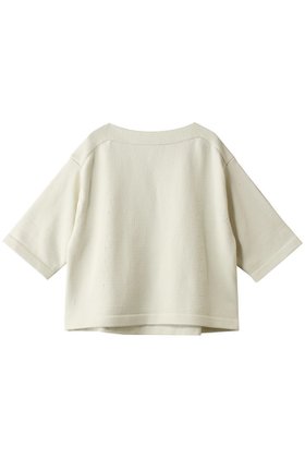 【エブール/ebure】のコットンナイロンミドルゲージニット ボートネックプルオーバー 人気、トレンドファッション・服の通販 founy(ファニー) ファッション Fashion レディースファッション Fashion for Women トップス・カットソー Cut & Sew Tops ニット Knit Tops & Sweaters カジュアルプルオーバー・ニットトップス Pullovers & Knit Tops / Casual Pullovers フロント Front, Front Design モダン Modern, Contemporary リラックス Relax, Relaxed Fit |ID:prp329100004914894