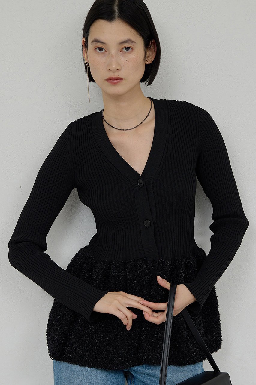 【ガリャルダガランテ/GALLARDAGALANTE】のファンシーペプラムカーデ 人気、トレンドファッション・服の通販 founy(ファニー) ファッション Fashion レディースファッション Fashion for Women トップス・カットソー Cut & Sew Tops ニット Knit Tops & Sweaters カーディガン・羽織り Layered Style Cardigans おすすめ Recommended / Our Picks カーディガン Cardigan, Knitwear ペプラム Peplum, Flared Hem ワイド Wide, Wide Fit エレガント 上品 Elegant other-5|ID: prp329100004914901 ipo3291000000036836870