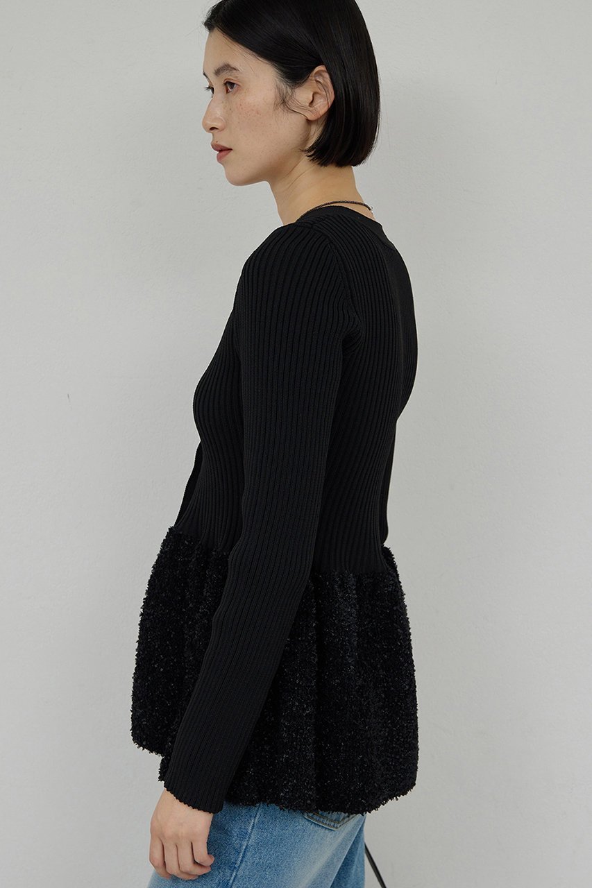 【ガリャルダガランテ/GALLARDAGALANTE】のファンシーペプラムカーデ 人気、トレンドファッション・服の通販 founy(ファニー) ファッション Fashion レディースファッション Fashion for Women トップス・カットソー Cut & Sew Tops ニット Knit Tops & Sweaters カーディガン・羽織り Layered Style Cardigans おすすめ Recommended / Our Picks カーディガン Cardigan, Knitwear ペプラム Peplum, Flared Hem ワイド Wide, Wide Fit エレガント 上品 Elegant other-6|ID: prp329100004914901 ipo3291000000036836871