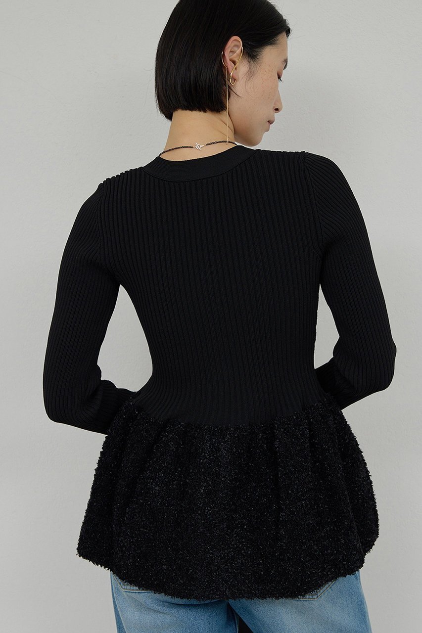 【ガリャルダガランテ/GALLARDAGALANTE】のファンシーペプラムカーデ 人気、トレンドファッション・服の通販 founy(ファニー) ファッション Fashion レディースファッション Fashion for Women トップス・カットソー Cut & Sew Tops ニット Knit Tops & Sweaters カーディガン・羽織り Layered Style Cardigans おすすめ Recommended / Our Picks カーディガン Cardigan, Knitwear ペプラム Peplum, Flared Hem ワイド Wide, Wide Fit エレガント 上品 Elegant other-7|ID: prp329100004914901 ipo3291000000036836873