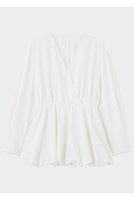 【ル フィル/LE PHIL】のドライツイルカシュクールブラウス 人気、トレンドファッション・服の通販 founy(ファニー) ファッション Fashion レディースファッション Fashion for Women トップス・カットソー Cut & Sew Tops シャツ・ブラウス・オフィスカジュアル Elegant Blouses & Button-Ups エレガント 上品 Elegant カシュクール Wrap Design スタンダード Standard, Basic スリーブ Sleeve, Long Sleeve / Short Sleeve ツイル Twist, Twisted Detail デコルテ Décolleté, Neckline バルーン Balloon, Balloon Silhouette フォルム Silhouette, Form フロント Front, Front Design ロング Long, Long-Length |ID:prp329100004914911