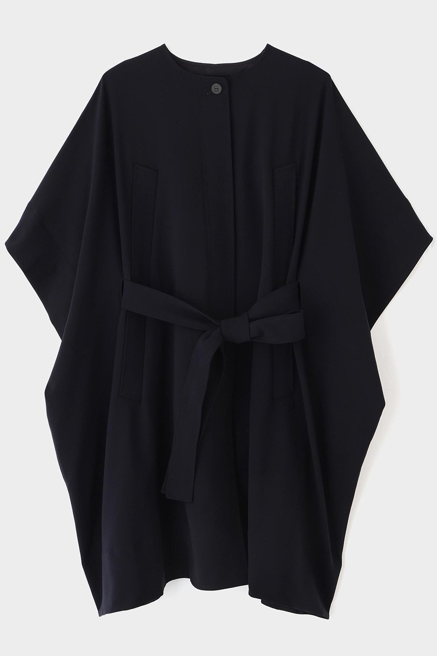 【ル フィル/LE PHIL】のダブルクロスケープコート インテリア・キッズ・メンズ・レディースファッション・服の通販 founy(ファニー) 　ファッション　Fashion　レディースファッション　Fashion for Women　アウター　Coat / Outerwear Collection　コート・ロングコート・ピーコート　Long Coats, Peacoats & More　ショート　Short, Short Length　ダブル　Double, Double-Breasted　トラベル　Travel, Travel Gear　ドレープ　Drape, Draping Fabric　ビッグ　Big, Oversized　フォルム　Silhouette, Form　ネイビー|ID: prp329100004914916 ipo3291000000036837083