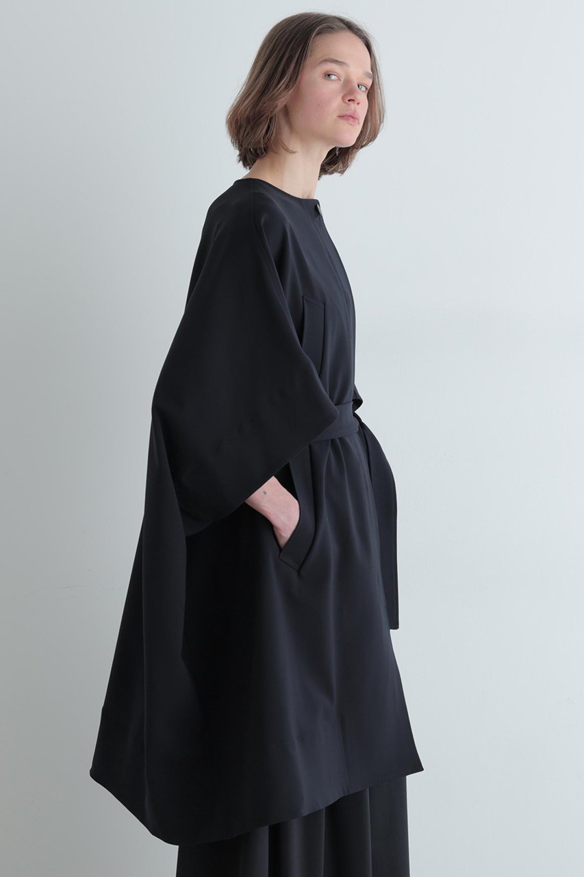 【ル フィル/LE PHIL】のダブルクロスケープコート 人気、トレンドファッション・服の通販 founy(ファニー) 　ファッション　Fashion　レディースファッション　Fashion for Women　アウター　Coat / Outerwear Collection　コート・ロングコート・ピーコート　Long Coats, Peacoats & More　ショート　Short, Short Length　ダブル　Double, Double-Breasted　トラベル　Travel, Travel Gear　ドレープ　Drape, Draping Fabric　ビッグ　Big, Oversized　フォルム　Silhouette, Form　other-5|ID: prp329100004914916 ipo3291000000036837090