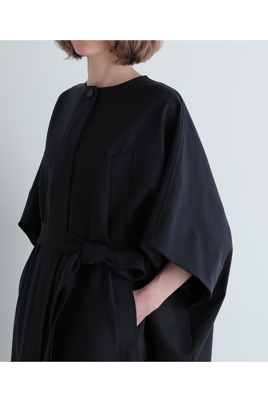 【ル フィル/LE PHIL】のダブルクロスケープコート 人気、トレンドファッション・服の通販 founy(ファニー) 　ファッション　Fashion　レディースファッション　Fashion for Women　アウター　Coat / Outerwear Collection　コート・ロングコート・ピーコート　Long Coats, Peacoats & More　ショート　Short, Short Length　ダブル　Double, Double-Breasted　トラベル　Travel, Travel Gear　ドレープ　Drape, Draping Fabric　ビッグ　Big, Oversized　フォルム　Silhouette, Form　other-8|ID: prp329100004914916 ipo3291000000036837096