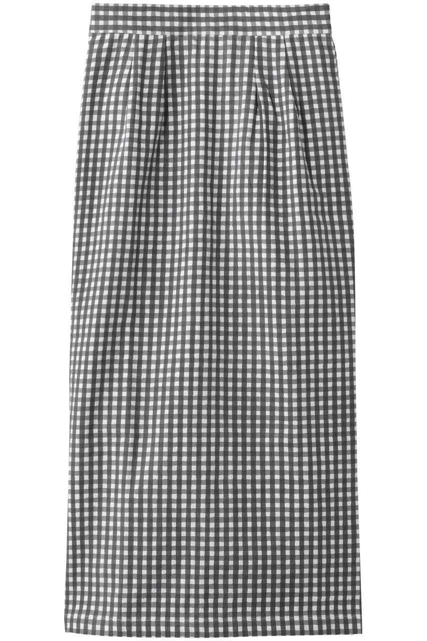 【エスゼット ブロックプリント/SZ Blockprints】のCANVAS SKIRT GINGHAM キャンバススカート インテリア・キッズ・メンズ・レディースファッション・服の通販 founy(ファニー) ファッション Fashion レディースファッション Fashion for Women スカート Skirts キャンバス Canvas, Canvas Fabric ギンガム Gingham, Gingham Fabric シンプル Simple, Minimal チェック Check, Plaid, Tartan ロング Long, Long-Length エレガント 上品 Elegant ブラック|ID: prp329100004914918 ipo3291000000036837100
