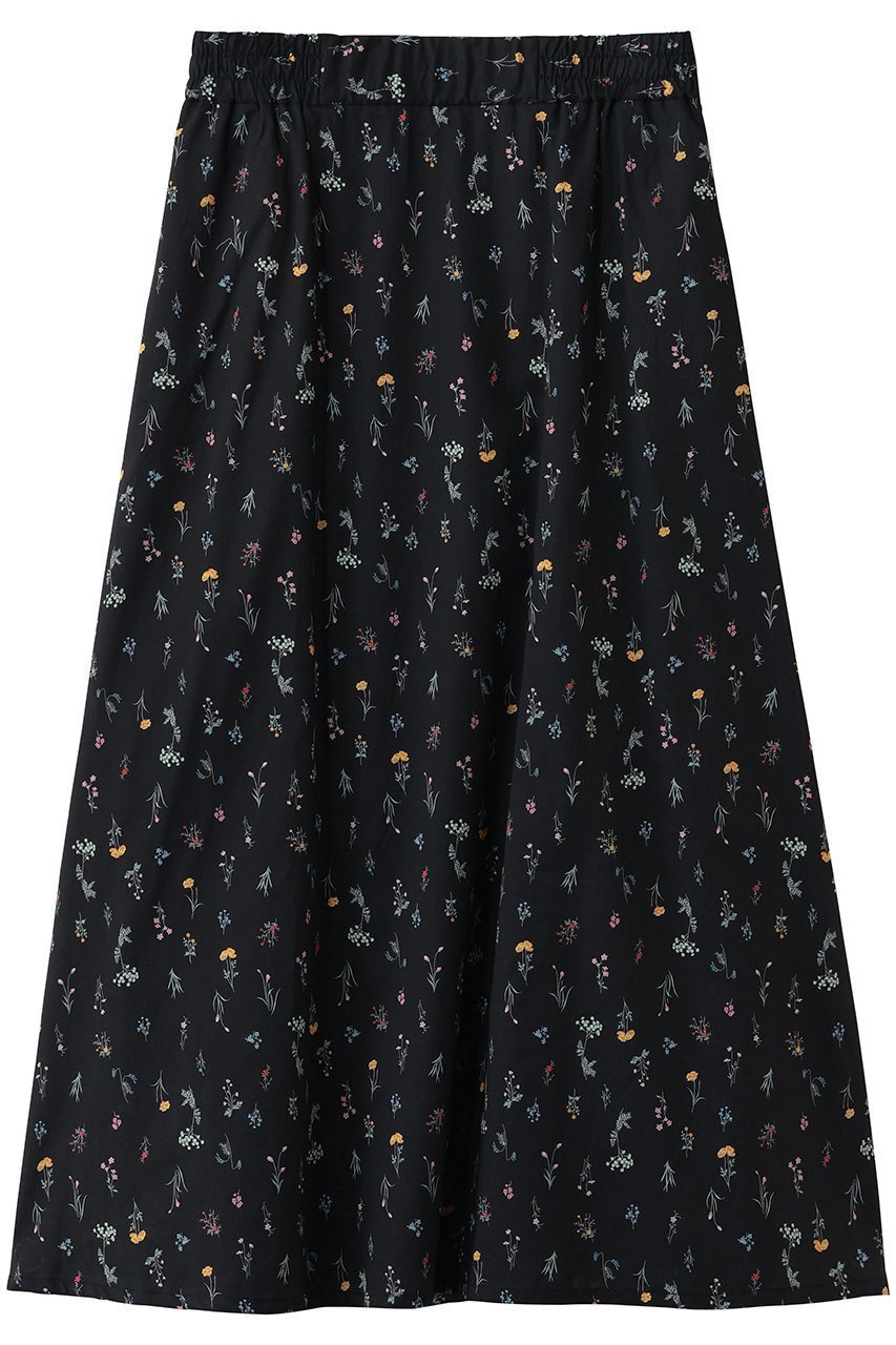 【スリー ドッツ/three dots】のプレーリー マルチカラーローンスカート インテリア・キッズ・メンズ・レディースファッション・服の通販 founy(ファニー) 　ファッション　Fashion　レディースファッション　Fashion for Women　スカート　Skirts　ロングスカート　Long Skirts / Maxi & Midi Skirts　エレガント 上品　Elegant　シアー　Sheer, See-Through　シンプル　Simple, Minimal　ストレート　Straight, Straight Cut　トレンド　Trend, Trending Now　フラワー　Flower, Floral　ロング　Long, Long-Length　マルチカラー|ID: prp329100004914928 ipo3291000000036837254