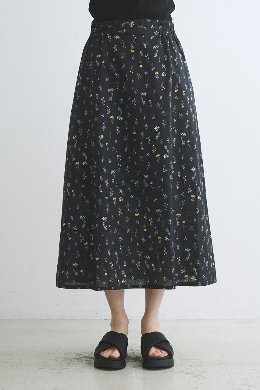 【スリー ドッツ/three dots】のプレーリー マルチカラーローンスカート 人気、トレンドファッション・服の通販 founy(ファニー) 　ファッション　Fashion　レディースファッション　Fashion for Women　スカート　Skirts　ロングスカート　Long Skirts / Maxi & Midi Skirts　エレガント 上品　Elegant　シアー　Sheer, See-Through　シンプル　Simple, Minimal　ストレート　Straight, Straight Cut　トレンド　Trend, Trending Now　フラワー　Flower, Floral　ロング　Long, Long-Length　other-6|ID: prp329100004914928 ipo3291000000036837265