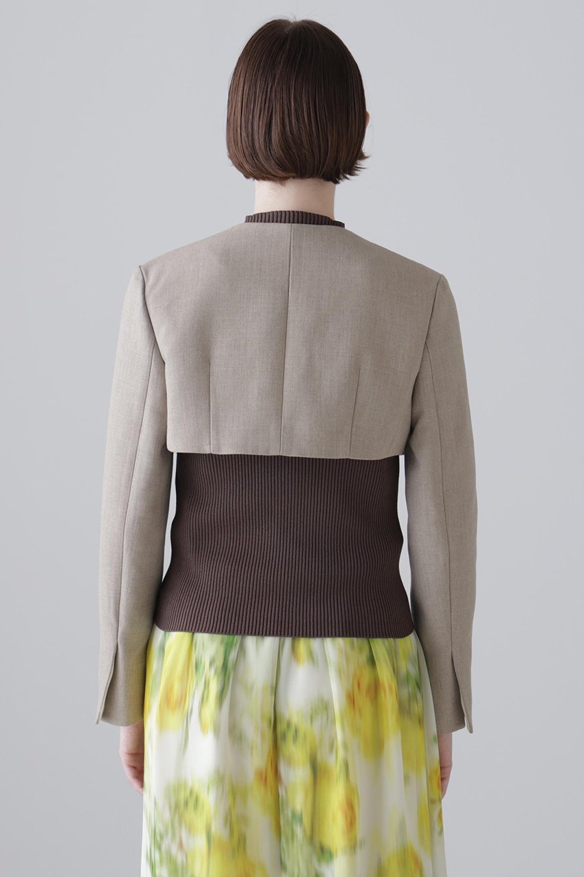 【アドーア/ADORE】のデュアルクロスジャケット 人気、トレンドファッション・服の通販 founy(ファニー) 　ファッション　Fashion　レディースファッション　Fashion for Women　アウター　Coat / Outerwear Collection　レディースジャケット・軽アウター　Jackets　ショート　Short, Short Length　ジャケット　Jacket, Outerwear　ドット　Polka Dot, Dot Pattern　other-5|ID: prp329100004914939 ipo3291000000036837421