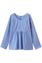 【マルティニーク/martinique】のタイプライタークルーペプラムブラウス 人気、トレンドファッション・服の通販 founy(ファニー) ファッション Fashion レディースファッション Fashion for Women トップス・カットソー Cut & Sew Tops シャツ・ブラウス・オフィスカジュアル Elegant Blouses & Button-Ups オケージョン Occasion Wear ギャザー Gathered, Ruffled スリーブ Sleeve, Long Sleeve / Short Sleeve タイプライター Typewriter Fabric, Crisp Cotton ペプラム Peplum, Flared Hem モダン Modern, Contemporary ロング Long, Long-Length ビジネス 仕事 通勤 Business / Work / Commuting thumbnail サックス|ID: prp329100004914967 ipo3291000000036837762