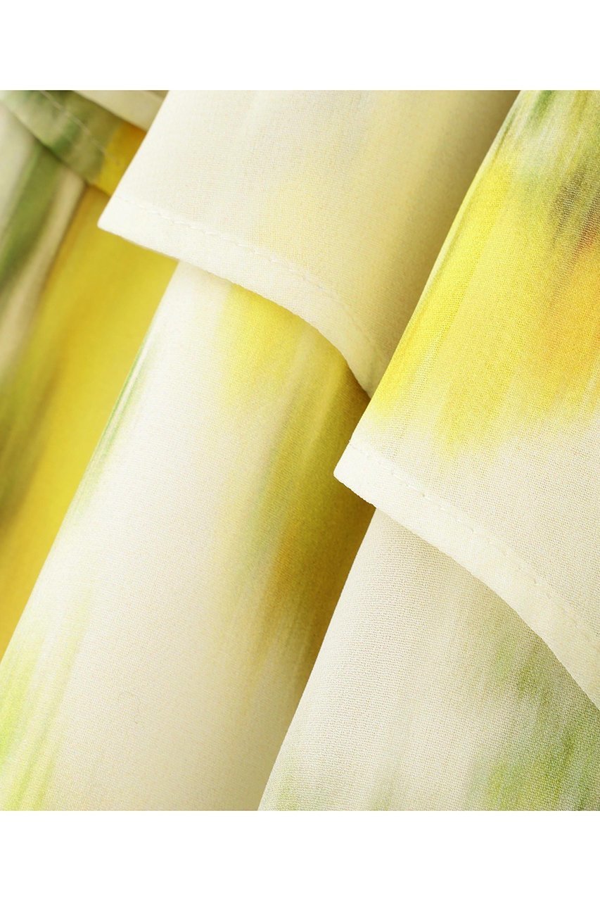 【アドーア/ADORE】のミスティングフラワープリントスカート 人気、トレンドファッション・服の通販 founy(ファニー) ファッション Fashion レディースファッション Fashion for Women スカート Skirts ロングスカート Long Skirts / Maxi & Midi Skirts イエロー Yellow エアリー Airy Texture シフォン Chiffon, Lightweight Fabric ティアード Tiered, Tiered Style フェミニン Feminine, Girly フラワー Flower, Floral フロント Front, Front Design プリント Print, Printed Pattern ロング Long, Long-Length other-4|ID: prp329100004914973 ipo3291000000036837877