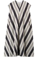 【ドメル/DOMELLE】のビッグ ストライプ ドレス 人気、トレンドファッション・服の通販 founy(ファニー) ファッション Fashion レディースファッション Fashion for Women ワンピース Dresses フォーマル・パーティードレス・結婚式用ドレス Elegant & Casual Dresses チュニック Tunic Tops & Dresses ストライプ Stripe, Striped Pattern チュニック Tunic, Long Top ドレス Dress, One-Piece ビッグ Big, Oversized ファブリック Fabric, Textile フレア Flare, Flared フロント Front, Front Design ロング Long, Long-Length |ID:prp329100004914982