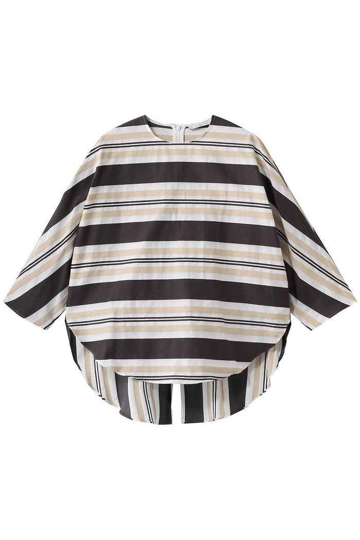 【ドメル/DOMELLE】のビッグ ストライプ ブラウス インテリア・キッズ・メンズ・レディースファッション・服の通販 founy(ファニー) https://founy.com/ ファッション Fashion レディースファッション Fashion for Women トップス・カットソー Cut & Sew Tops シャツ・ブラウス・オフィスカジュアル Elegant Blouses & Button-Ups ストライプ Stripe, Striped Pattern スリーブ Sleeve, Long Sleeve / Short Sleeve ビッグ Big, Oversized ファブリック Fabric, Textile フォルム Silhouette, Form ボーダー Border, Stripe リラックス Relax, Relaxed Fit ロング Long, Long-Length ワイド Wide, Wide Fit |ID: prp329100004914984 ipo3291000000036838069