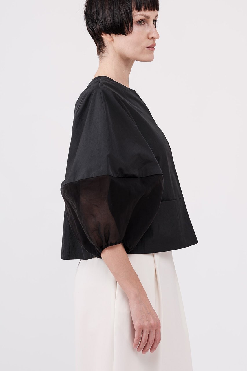 【ドメル/DOMELLE】のテクスチャード パフ ジャケット 人気、トレンドファッション・服の通販 founy(ファニー) 　ファッション　Fashion　レディースファッション　Fashion for Women　アウター　Coat / Outerwear Collection　レディースジャケット・軽アウター　Jackets　ブルゾンジャケット・スポーティアウター　Blouson Jackets　オーガンジー　Organza Fabric　シェイプ　Shape, Slim Fit　シルク　Silk, 100% Silk　ジャカード／ジャガード　Jacquard, Woven Pattern　ジャケット　Jacket, Outerwear　スリーブ　Sleeve, Long Sleeve / Short Sleeve　セットアップ　Set-Up, Coordinated Outfit　ドット　Polka Dot, Dot Pattern　ブルゾン　Blouson, Bomber Jacket　マニッシュ　Mannish, Boyish　エレガント 上品　Elegant　other-8|ID: prp329100004914987 ipo3291000000036838119