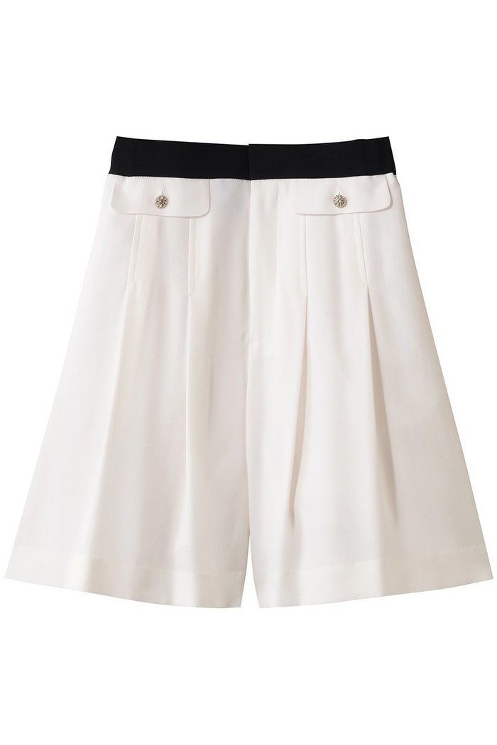 【エムダブリュー/MW】のバックサテン タック パンツ インテリア・キッズ・メンズ・レディースファッション・服の通販 founy(ファニー) https://founy.com/ ファッション Fashion レディースファッション Fashion for Women パンツ Pants & Trousers ショートパンツ・ハーフパンツ High-Waisted & Relaxed Shorts バッグ Bags サテン Satin, Glossy Fabric ショート Short, Short Length フォーマル Formal, Dressy エレガント 上品 Elegant 新作・新入荷 New Arrivals / New In |ID: prp329100004914994 ipo3291000000036838215