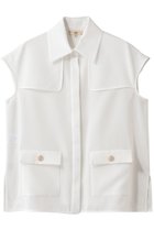 【エムダブリュー/MW】のトリアセテート(D) スリーブレス ブラウス 人気、トレンドファッション・服の通販 founy(ファニー) ファッション Fashion レディースファッション Fashion for Women トップス・カットソー Cut & Sew Tops キャミソール&ノースリーブ Camisoles & Sleeveless Tops シャツ・ブラウス・オフィスカジュアル Elegant Blouses & Button-Ups イレギュラー Irregular Design インナー Innerwear ジャケット Jacket, Outerwear スリーブ Sleeve, Long Sleeve / Short Sleeve ノースリーブ Sleeveless, No-Sleeve ボトム Bottoms, Lower Wear モダン Modern, Contemporary リュクス Luxury, Elegant, High-End, Chic エレガント 上品 Elegant 再入荷 Restock / Back in Stock 夏 Summer 定番 Standard, Basic Item thumbnail ホワイト|ID: prp329100004914996 ipo3291000000036838235