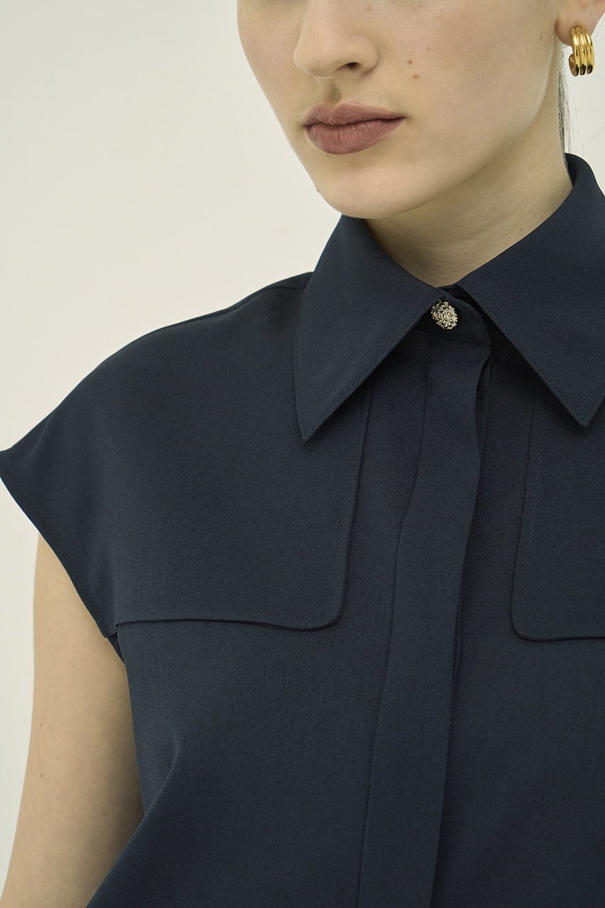 【エムダブリュー/MW】のトリアセテート(D) スリーブレス ブラウス 人気、トレンドファッション・服の通販 founy(ファニー) ファッション Fashion レディースファッション Fashion for Women トップス・カットソー Cut & Sew Tops キャミソール&ノースリーブ Camisoles & Sleeveless Tops シャツ・ブラウス・オフィスカジュアル Elegant Blouses & Button-Ups イレギュラー Irregular Design インナー Innerwear ジャケット Jacket, Outerwear スリーブ Sleeve, Long Sleeve / Short Sleeve ノースリーブ Sleeveless, No-Sleeve ボトム Bottoms, Lower Wear モダン Modern, Contemporary リュクス Luxury, Elegant, High-End, Chic エレガント 上品 Elegant 再入荷 Restock / Back in Stock 夏 Summer 定番 Standard, Basic Item other-6|ID: prp329100004914996 ipo3291000000036838247