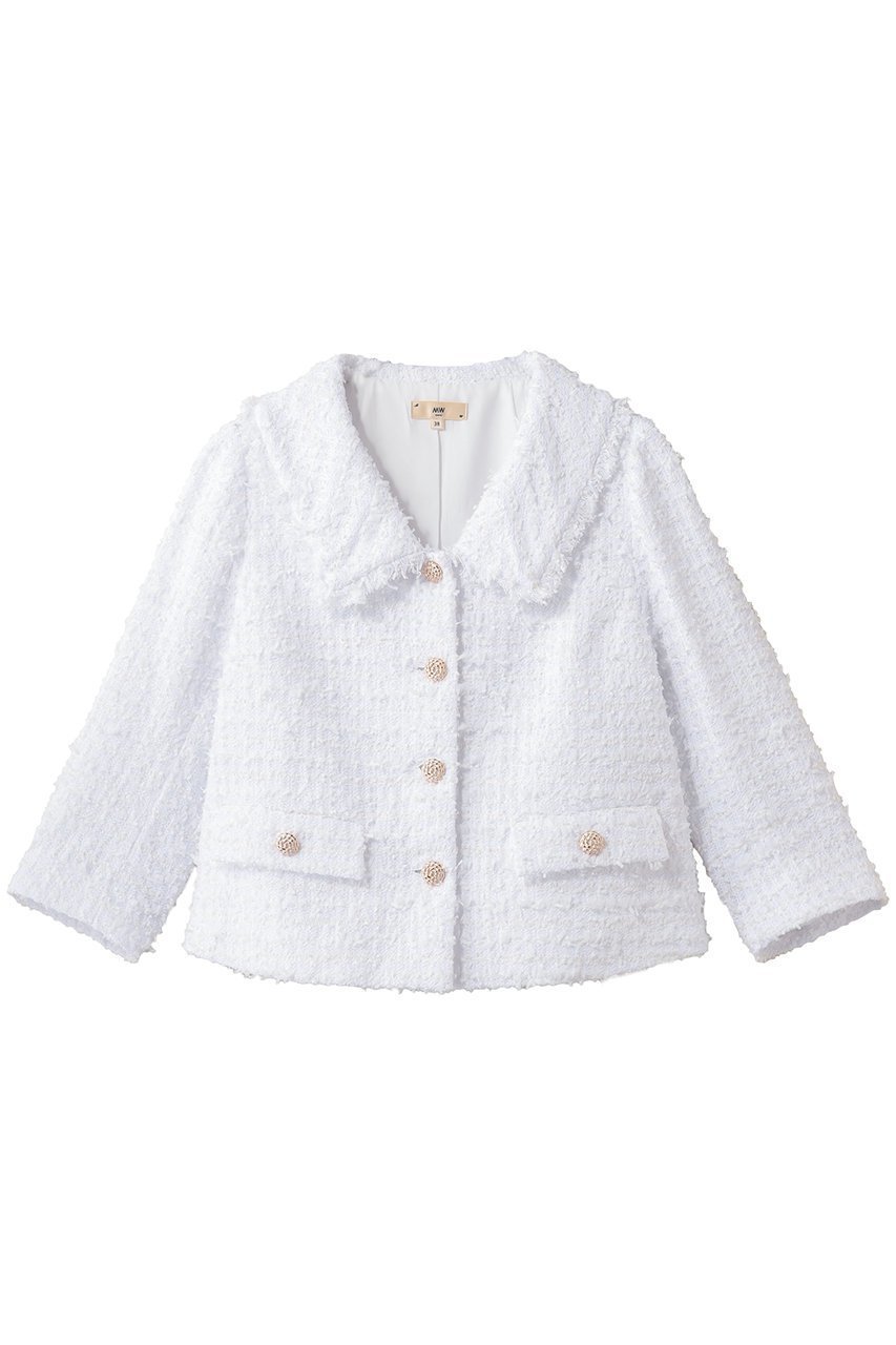 【エムダブリュー/MW】のコットンツイード ジャケット 人気、トレンドファッション・服の通販 founy(ファニー) 　ファッション　Fashion　レディースファッション　Fashion for Women　アウター　Coat / Outerwear Collection　レディースジャケット・軽アウター　Jackets　おすすめ　Recommended / Our Picks　クラシカル　Classical, Vintage-Inspired　ジャケット　Jacket, Outerwear　セットアップ　Set-Up, Coordinated Outfit　ツイード　Twill, Twill Weave　フリンジ　Fringe, Tassel　ボトム　Bottoms, Lower Wear　 other-1|ID: prp329100004914997 ipo3291000000036838254