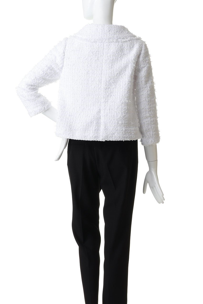 【エムダブリュー/MW】のコットンツイード ジャケット 人気、トレンドファッション・服の通販 founy(ファニー) 　ファッション　Fashion　レディースファッション　Fashion for Women　アウター　Coat / Outerwear Collection　レディースジャケット・軽アウター　Jackets　おすすめ　Recommended / Our Picks　クラシカル　Classical, Vintage-Inspired　ジャケット　Jacket, Outerwear　セットアップ　Set-Up, Coordinated Outfit　ツイード　Twill, Twill Weave　フリンジ　Fringe, Tassel　ボトム　Bottoms, Lower Wear　other-4|ID: prp329100004914997 ipo3291000000036838264