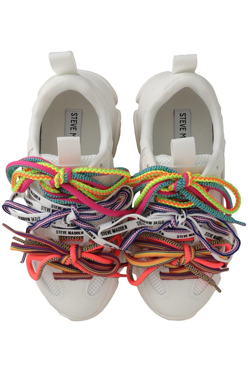 【スティーブマデン/STEVE MADDEN】のPRYCE-SML トリプルレースボリュームソールスニーカー 人気、トレンドファッション・服の通販 founy(ファニー) ファッション Fashion レディースファッション Fashion for Women クッション Cushion, Throw Pillow スニーカー Sneakers, Trainers トレンド Trend, Trending Now レース Lace, Lace Fabric other-2|ID: prp329100004915006 ipo3291000000036838374