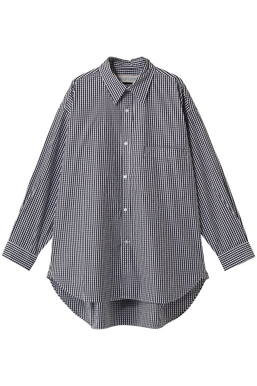 【ミディウミ/MidiUmi】のpatterned big shirt シャツ インテリア・キッズ・メンズ・レディースファッション・服の通販 founy(ファニー) ファッション Fashion レディースファッション Fashion for Women トップス・カットソー Cut & Sew Tops シャツ・ブラウス・オフィスカジュアル Elegant Blouses & Button-Ups スラックス Slacks, Dress Pants スリーブ Sleeve, Long Sleeve / Short Sleeve ダウン Down, Puffer デニム Denim, Jeans Material リラックス Relax, Relaxed Fit ロング Long, Long-Length エレガント 上品 Elegant black|ID: prp329100004915016 ipo3291000000036838560
