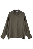 【プルミエ アロンディスモン/1er Arrondissement】のキュプラフィブリルレギュラーカラーシャツ 人気、トレンドファッション・服の通販 founy(ファニー) ファッション Fashion レディースファッション Fashion for Women トップス・カットソー Cut & Sew Tops シャツ・ブラウス・オフィスカジュアル Elegant Blouses & Button-Ups とろみ Fluid, Flowy Fabric カシュクール Wrap Design キュプラ Cupro, Eco Fabric シンプル Simple, Minimal スリーブ Sleeve, Long Sleeve / Short Sleeve リュクス Luxury, Elegant, High-End, Chic ロング Long, Long-Length エレガント 上品 Elegant |ID:prp329100004915035